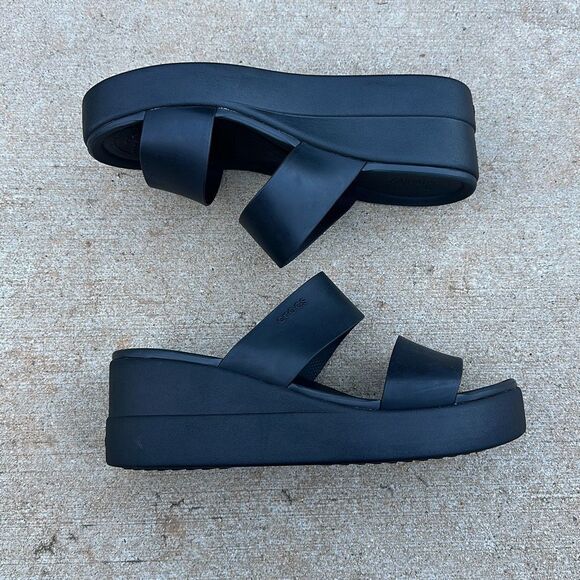 CROCS Shoes Crocs Brooklyn Mid Wedge Sandal Womens Size 9 Poshmark